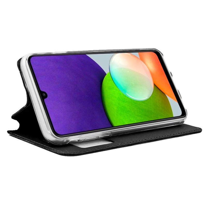 Funda COOL Flip Cover para Samsung A225 Galaxy A22 4G Liso Negro - Imagen 2