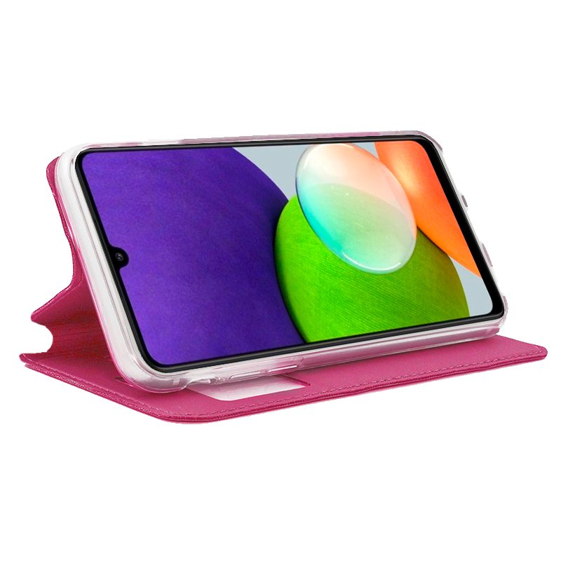 Funda COOL Flip Cover para Samsung A225 Galaxy A22 4G Liso Rosa - Imagen 2