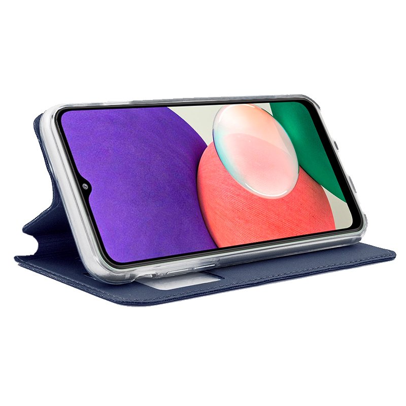 Funda COOL Flip Cover para Samsung A226 Galaxy A22 5G Liso Azul - Imagen 2