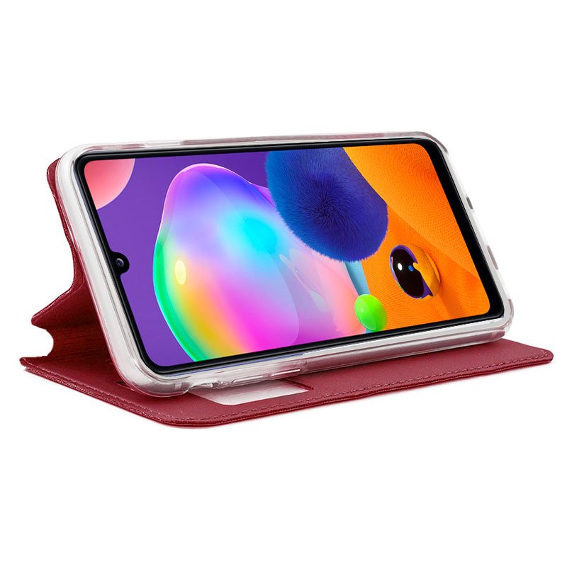 Funda COOL Flip Cover para Samsung A315 Galaxy A31 Liso Rojo - Imagen 2