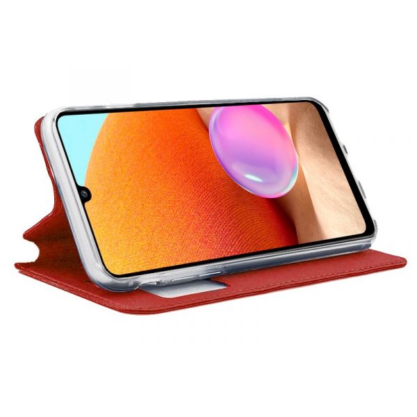 Funda COOL Flip Cover para Samsung A325 Galaxy A32 4G Liso Rojo - Imagen 2