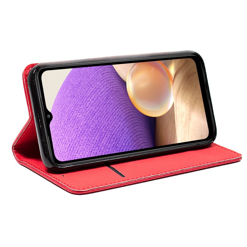 Funda COOL Flip Cover para Samsung A326 Galaxy A32 5G Liso Rojo - Imagen 2