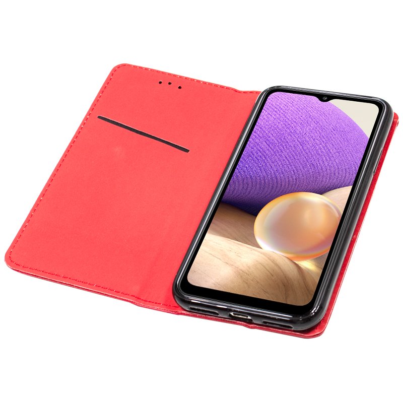 Funda COOL Flip Cover para Samsung A326 Galaxy A32 5G Liso Rojo - Imagen 3