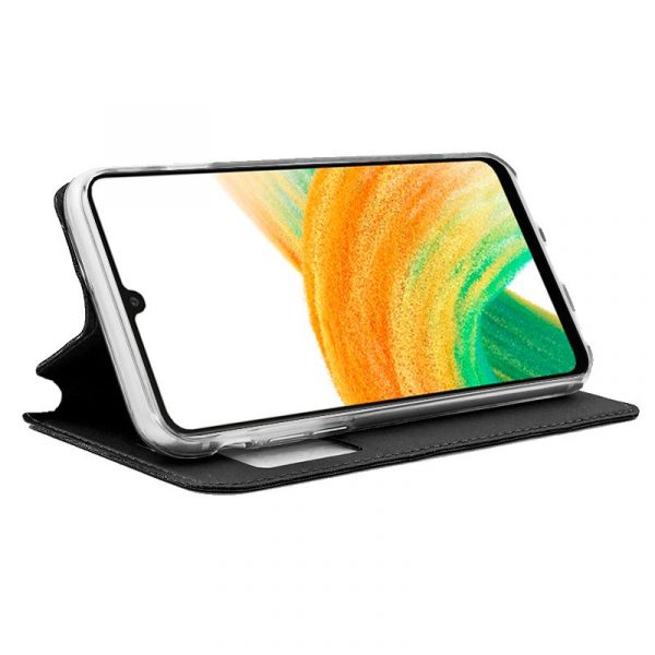 Funda COOL Flip Cover para Samsung A336 Galaxy A33 5G Liso Negro - Imagen 2