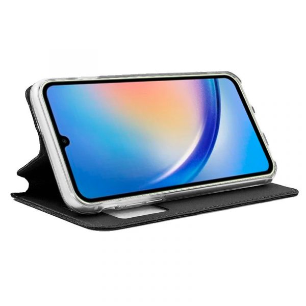 Funda COOL Flip Cover para Samsung A346 Galaxy A34 5G Liso Negro - Imagen 2