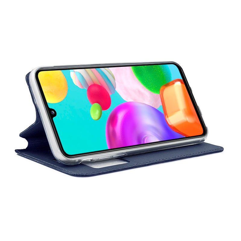 Funda COOL Flip Cover para Samsung A415 Galaxy A41 Liso Azul - Imagen 2