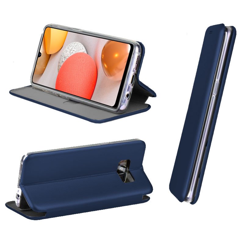 Funda COOL Flip Cover para Samsung A426 Galaxy A42 5G Elegance Marino - Imagen 2