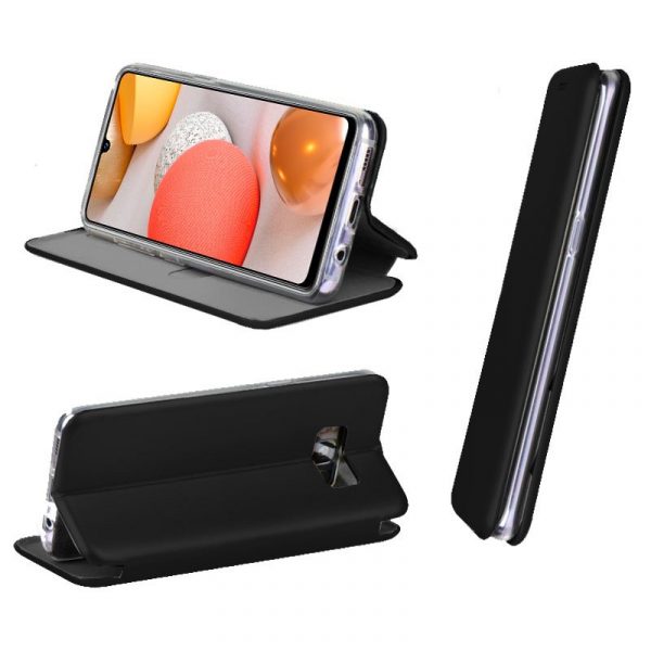 Funda COOL Flip Cover para Samsung A426 Galaxy A42 5G Elegance Negro - Imagen 2