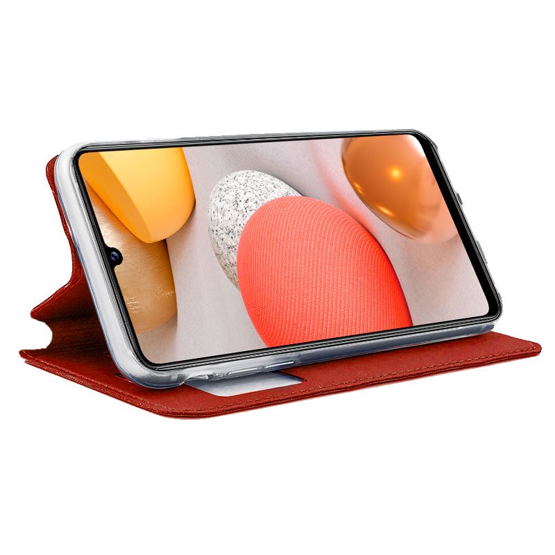 Funda COOL Flip Cover para Samsung A426 Galaxy A42 5G Liso Rojo - Imagen 2