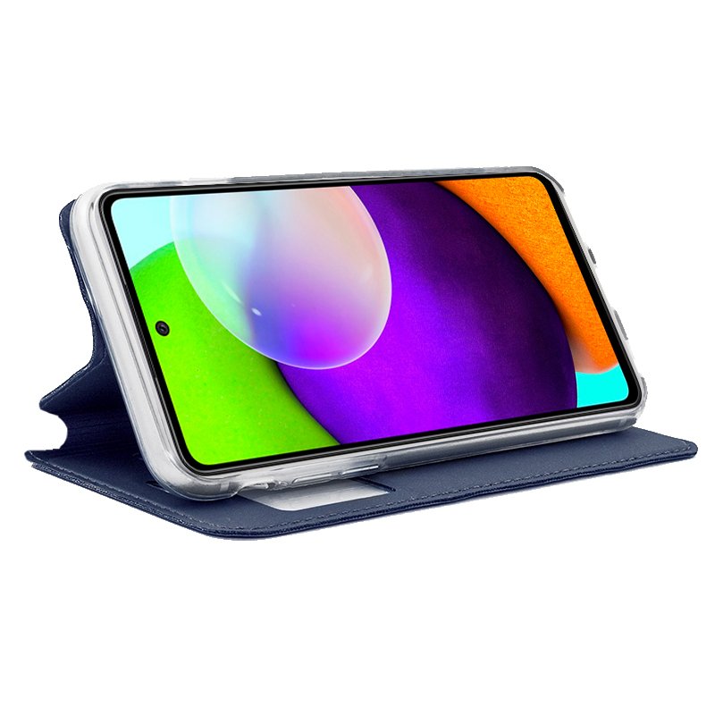 Funda COOL Flip Cover para Samsung A525 Galaxy A52 / A52 5G / A52s 5G Liso Azul - Imagen 2