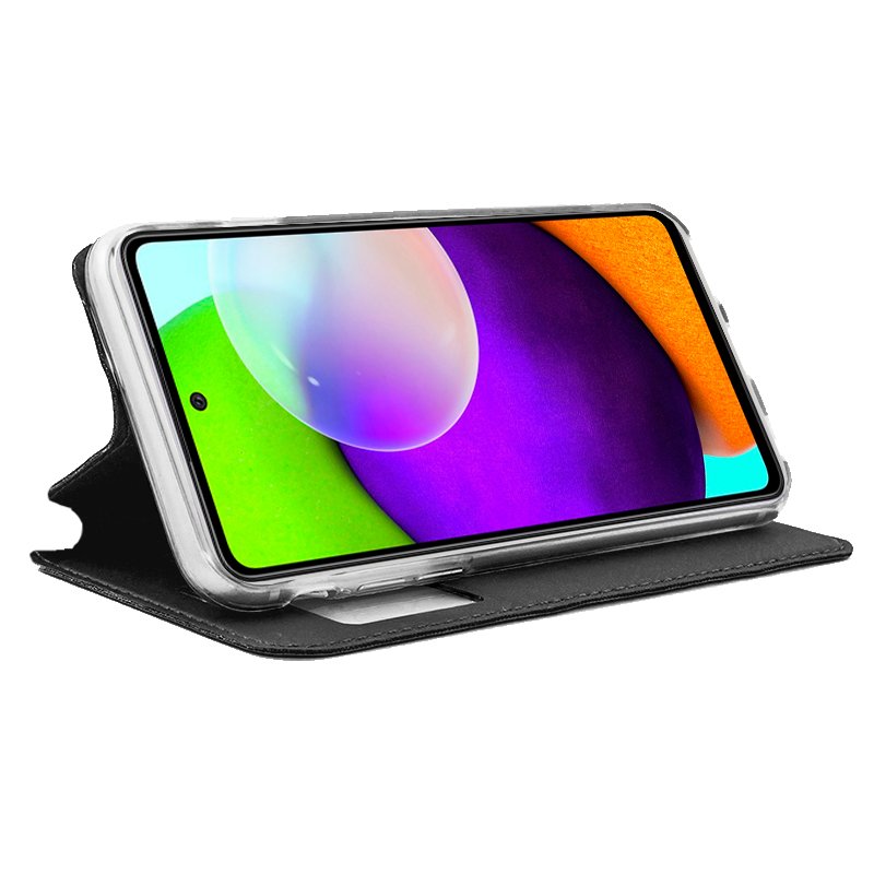Funda COOL Flip Cover para Samsung A525 Galaxy A52 / A52 5G / A52s 5G Liso Negro - Imagen 2