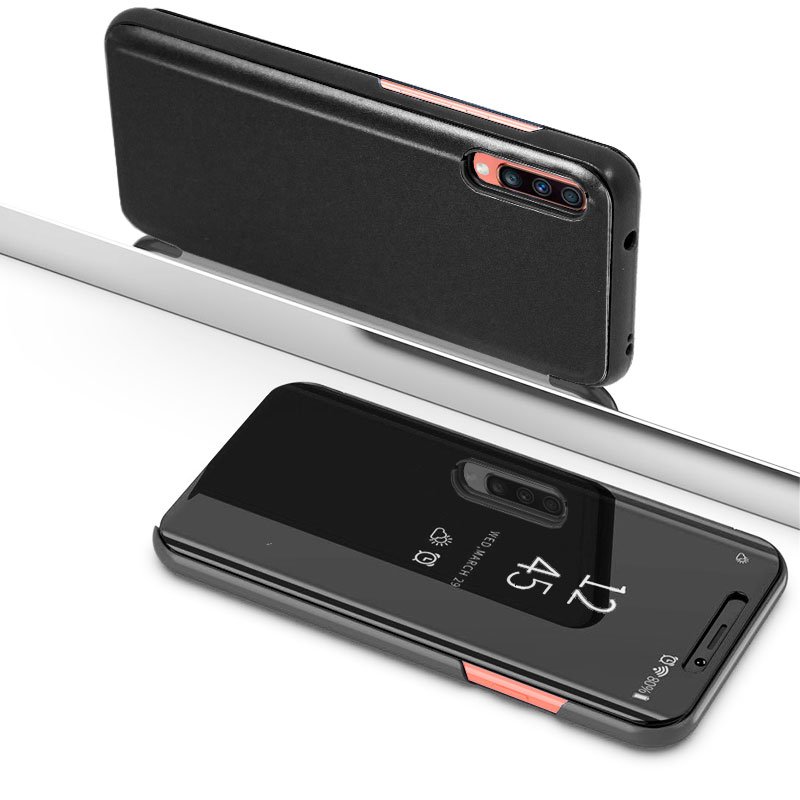 Funda COOL Flip Cover para Samsung A705 Galaxy A70 Clear View Negro - Imagen 3