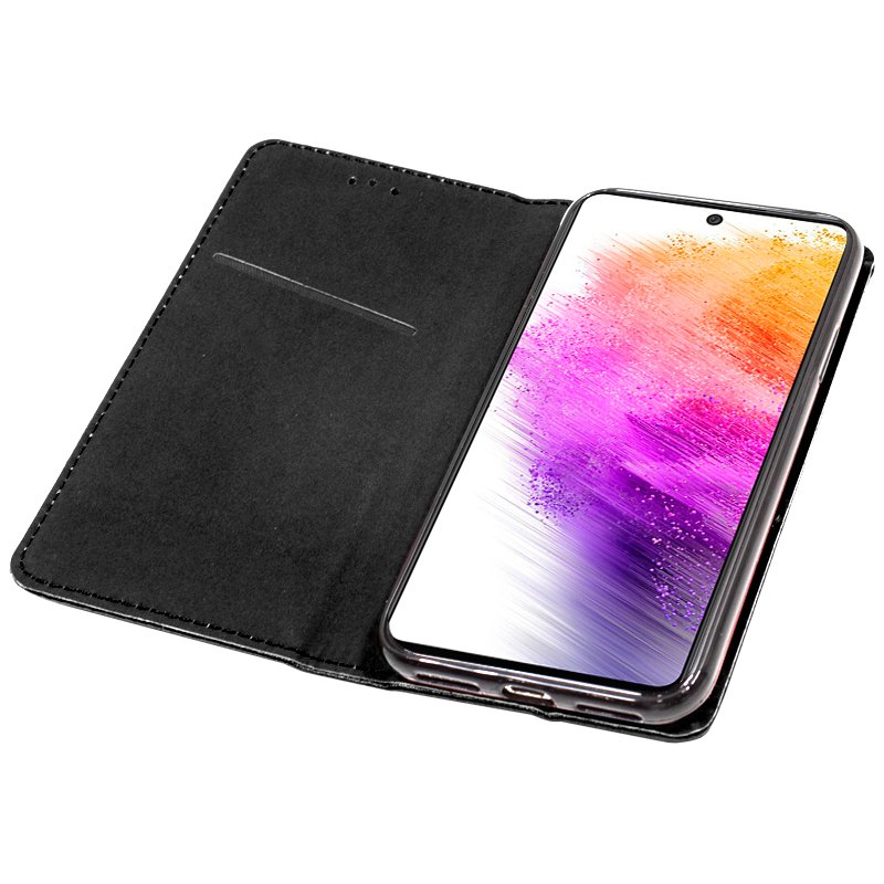 Funda COOL Flip Cover para Samsung A736 Galaxy A73 5G Liso Negro - Imagen 3