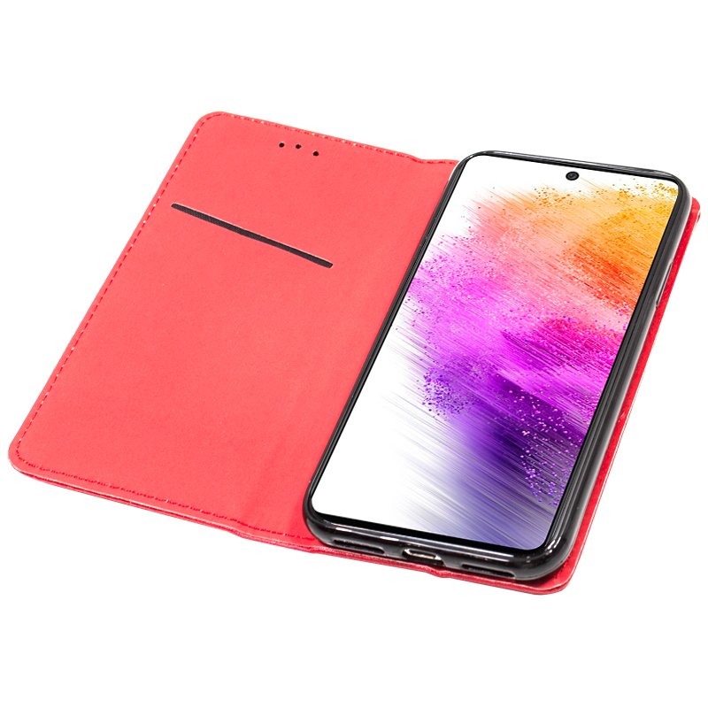 Funda COOL Flip Cover para Samsung A736 Galaxy A73 5G Liso Rojo - Imagen 2