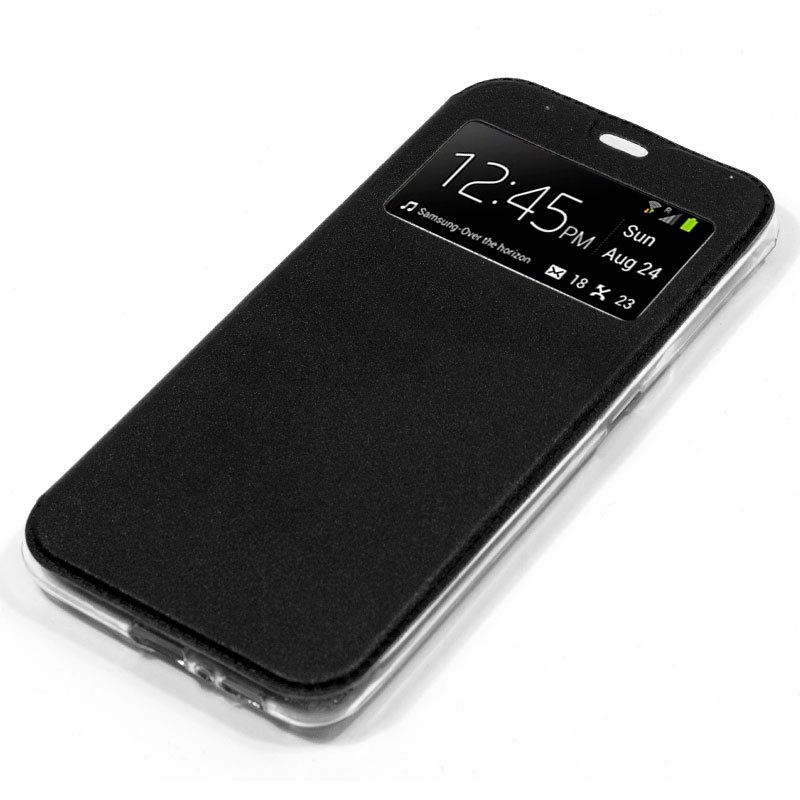 Funda COOL Flip Cover para Samsung A805 Galaxy A80 Liso Negro - Imagen 3