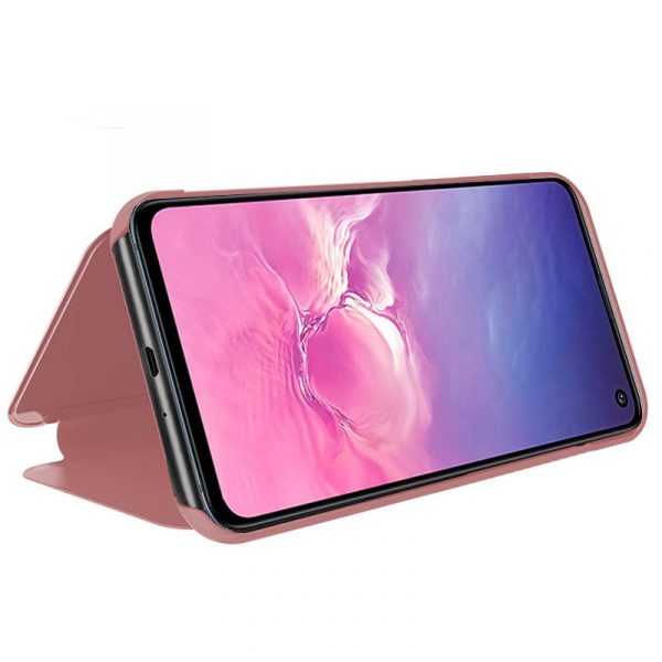 Funda COOL Flip Cover para Samsung G970 Galaxy S10e Clear View Rosa - Imagen 2