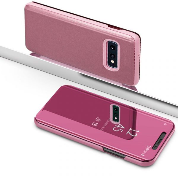 Funda COOL Flip Cover para Samsung G970 Galaxy S10e Clear View Rosa - Imagen 3