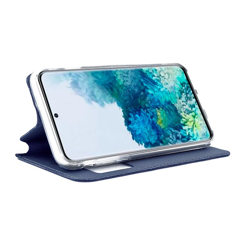 Funda COOL Flip Cover para Samsung G985 Galaxy S20 Plus Liso Azul - Imagen 2