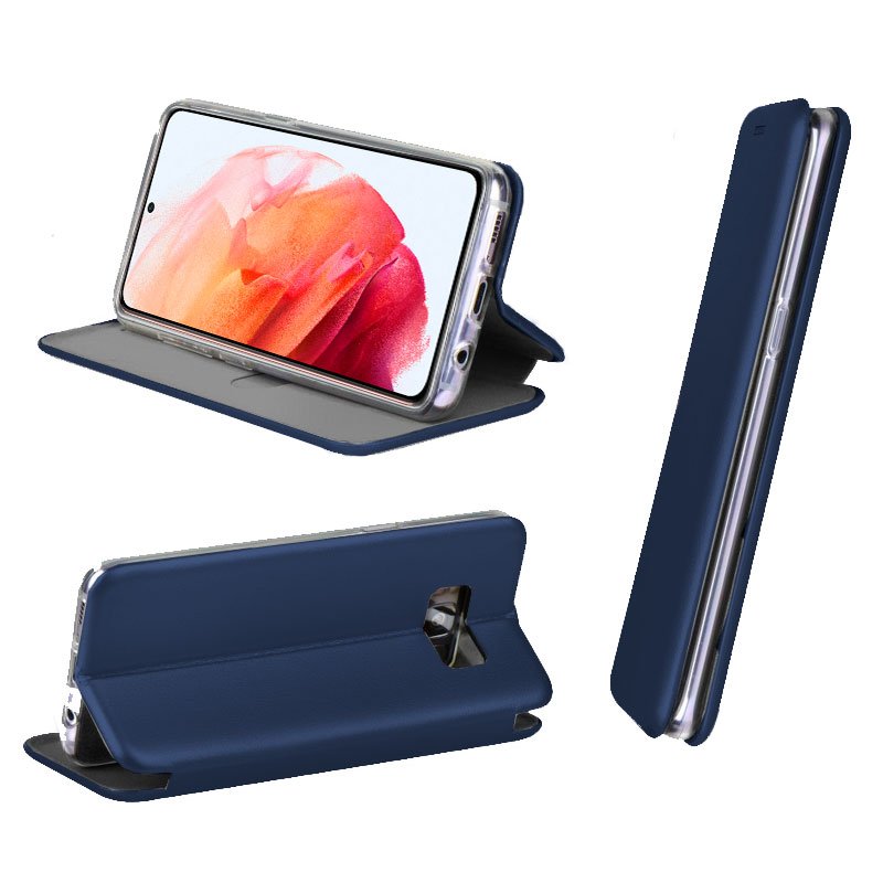 Funda COOL Flip Cover para Samsung G990 Galaxy S21 Elegance Marino - Imagen 2