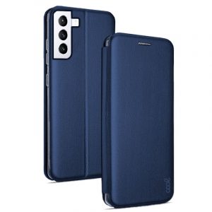 Funda COOL Flip Cover para Samsung G990 Galaxy S21 Elegance Marino