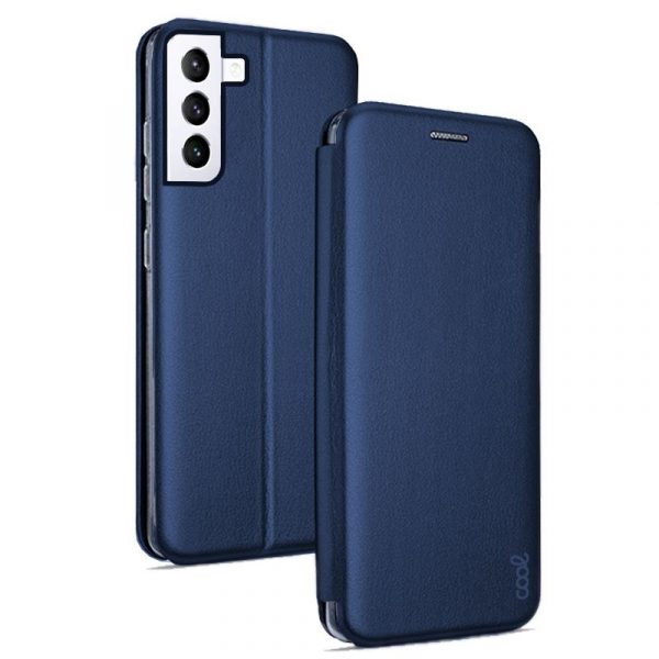 Funda COOL Flip Cover para Samsung G990 Galaxy S21 Elegance Marino