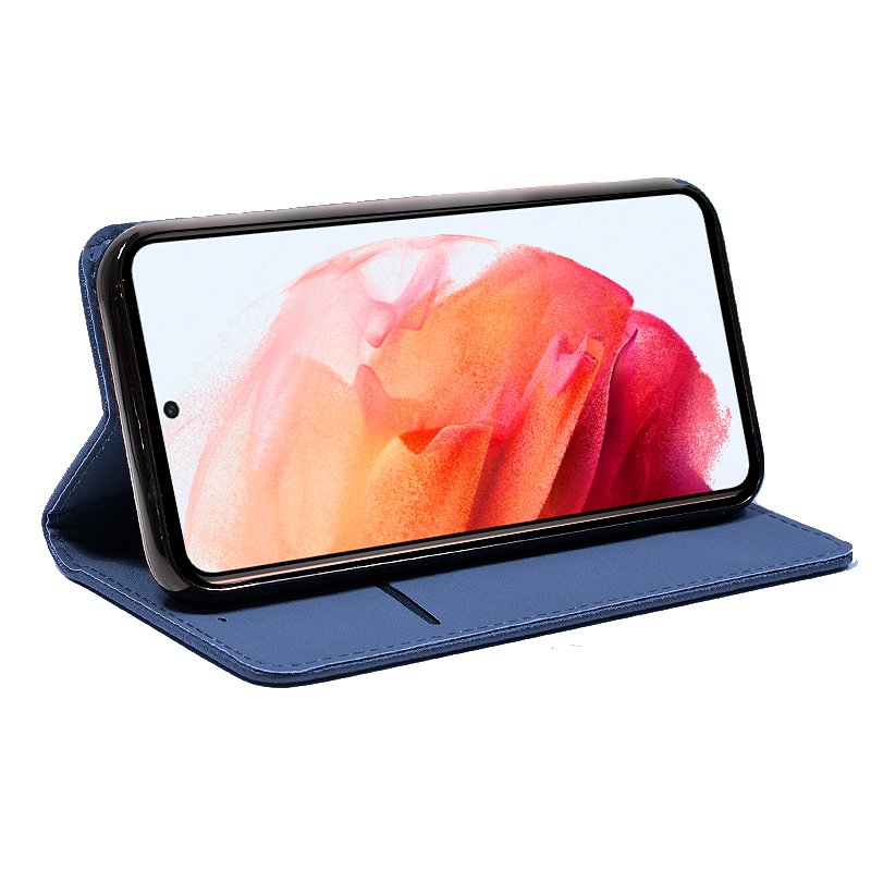 Funda COOL Flip Cover para Samsung G990 Galaxy S21 Liso Azul - Imagen 2