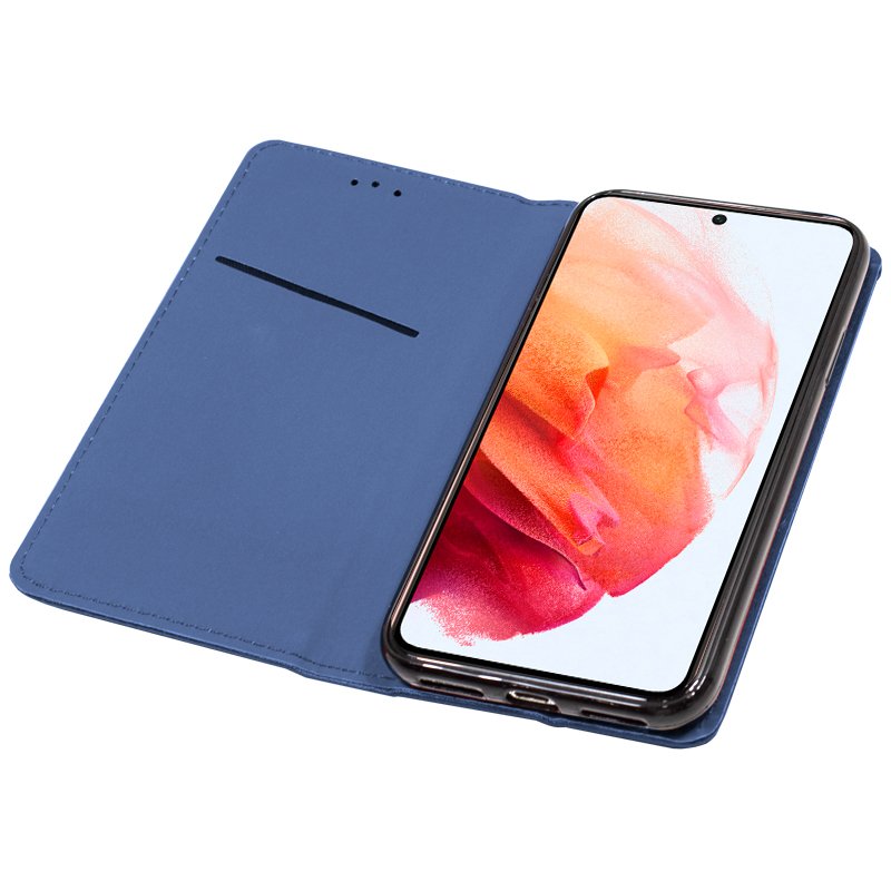 Funda COOL Flip Cover para Samsung G990 Galaxy S21 Liso Azul - Imagen 3