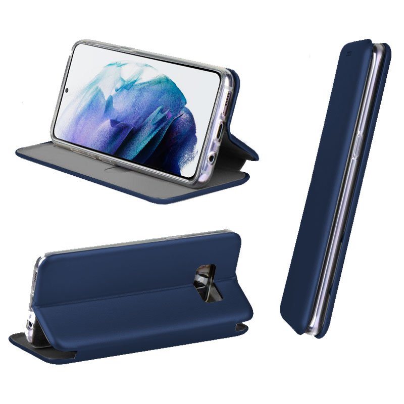 Funda COOL Flip Cover para Samsung G996 Galaxy S21 Plus Elegance Marino - Imagen 2