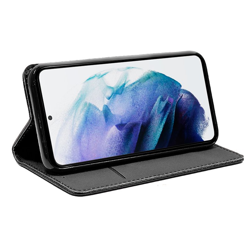 Funda COOL Flip Cover para Samsung G996 Galaxy S21 Plus Liso Negro - Imagen 2