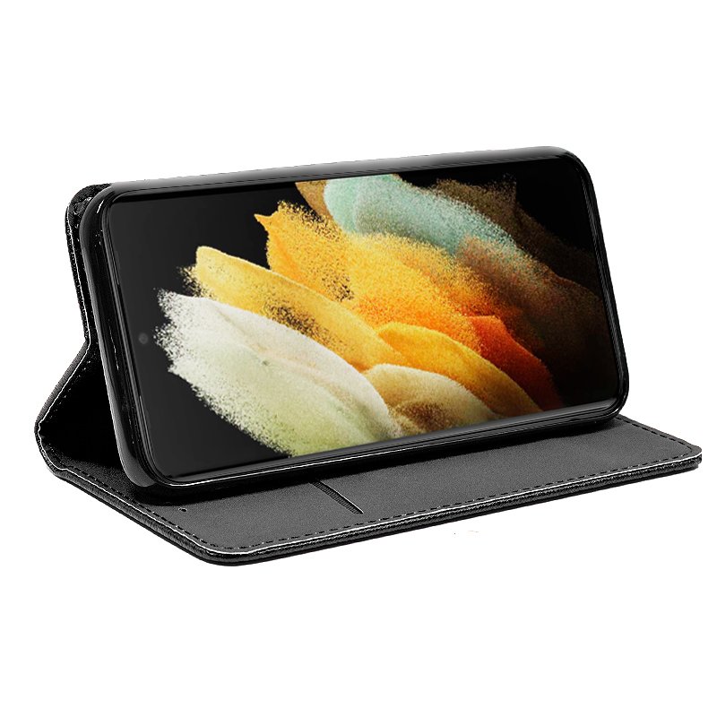 Funda COOL Flip Cover para Samsung G998 Galaxy S21 Ultra Liso Negro - Imagen 2
