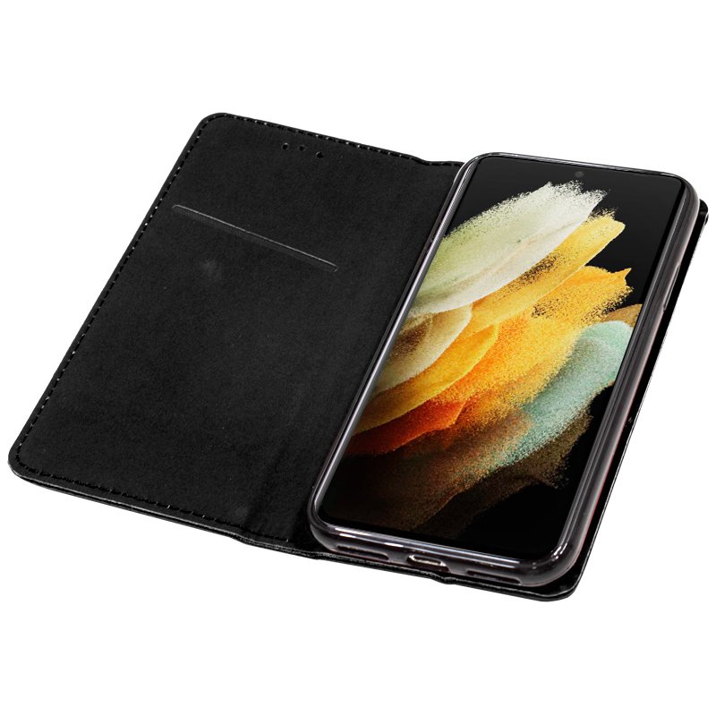 Funda COOL Flip Cover para Samsung G998 Galaxy S21 Ultra Liso Negro - Imagen 3