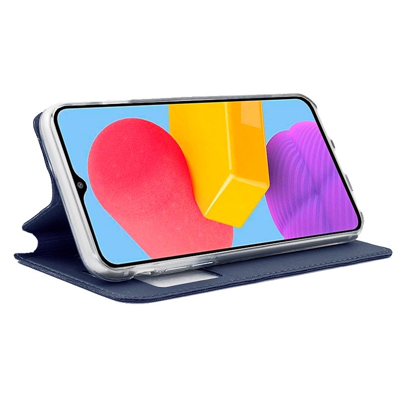 Funda COOL Flip Cover para Samsung M135 Galaxy M13 / A23 5G Liso Azul - Imagen 2