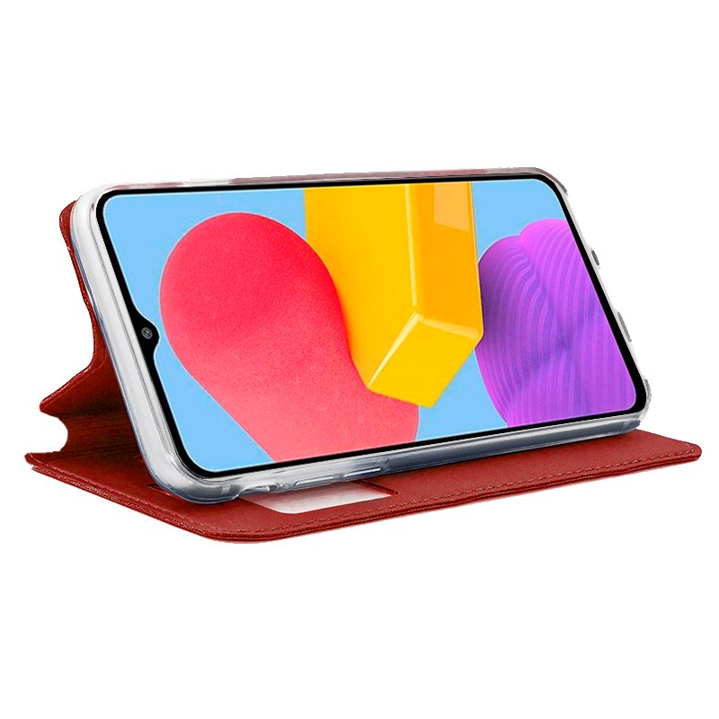 Funda COOL Flip Cover para Samsung M135 Galaxy M13 / A23 5G Liso Rojo - Imagen 2