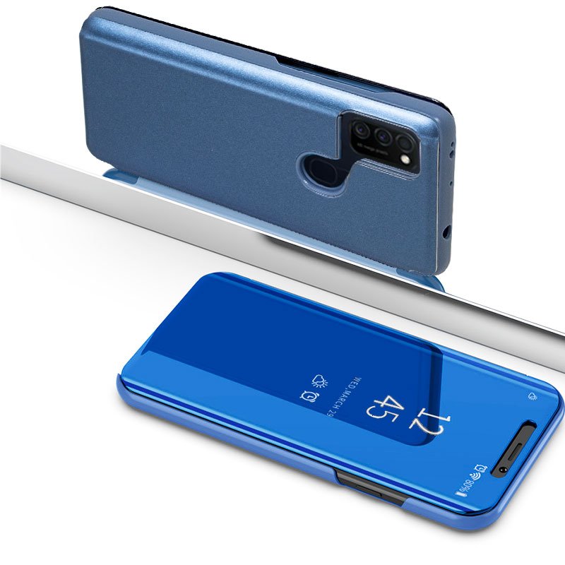 Funda COOL Flip Cover para Samsung M215 Galaxy M21 / M31 Clear View Azul - Imagen 3
