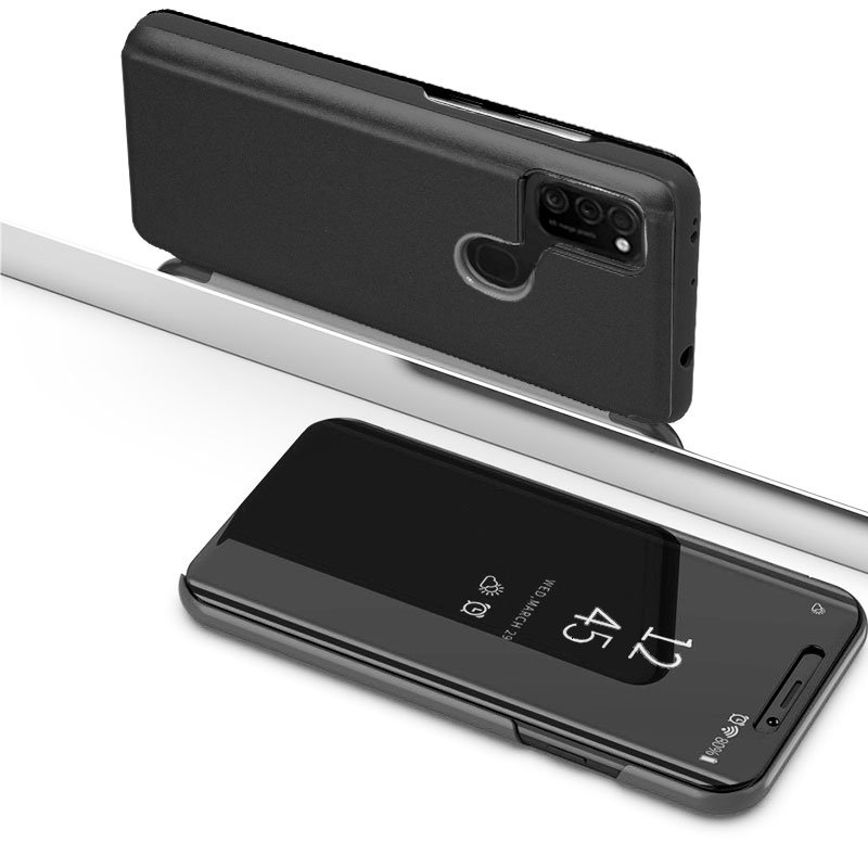 Funda COOL Flip Cover para Samsung M215 Galaxy M21 / M31 Clear View Negro - Imagen 3