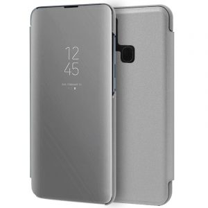 Funda COOL Flip Cover para Samsung M215 Galaxy M21 / M31 Clear View Plata