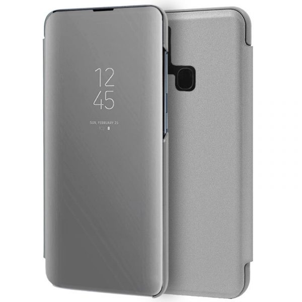Funda COOL Flip Cover para Samsung M215 Galaxy M21 / M31 Clear View Plata