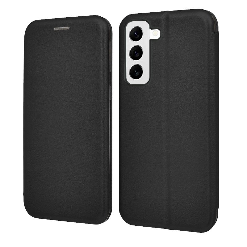 Funda COOL Flip Cover para Samsung S901 Galaxy S22 Elegance Negro - Imagen 2