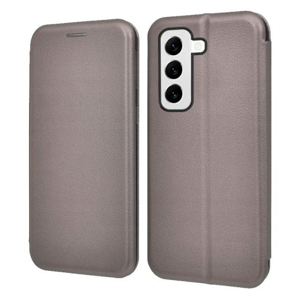 Funda COOL Flip Cover para Samsung S901 Galaxy S22 Elegance Plata - Imagen 3
