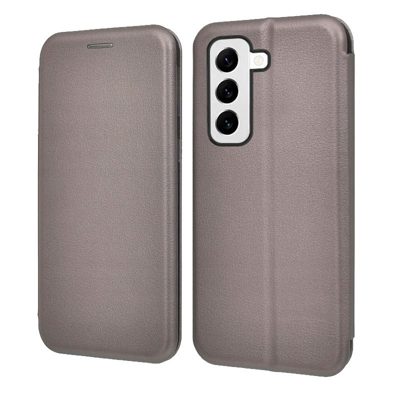 Funda COOL Flip Cover para Samsung S901 Galaxy S22 Elegance Plata - Imagen 3