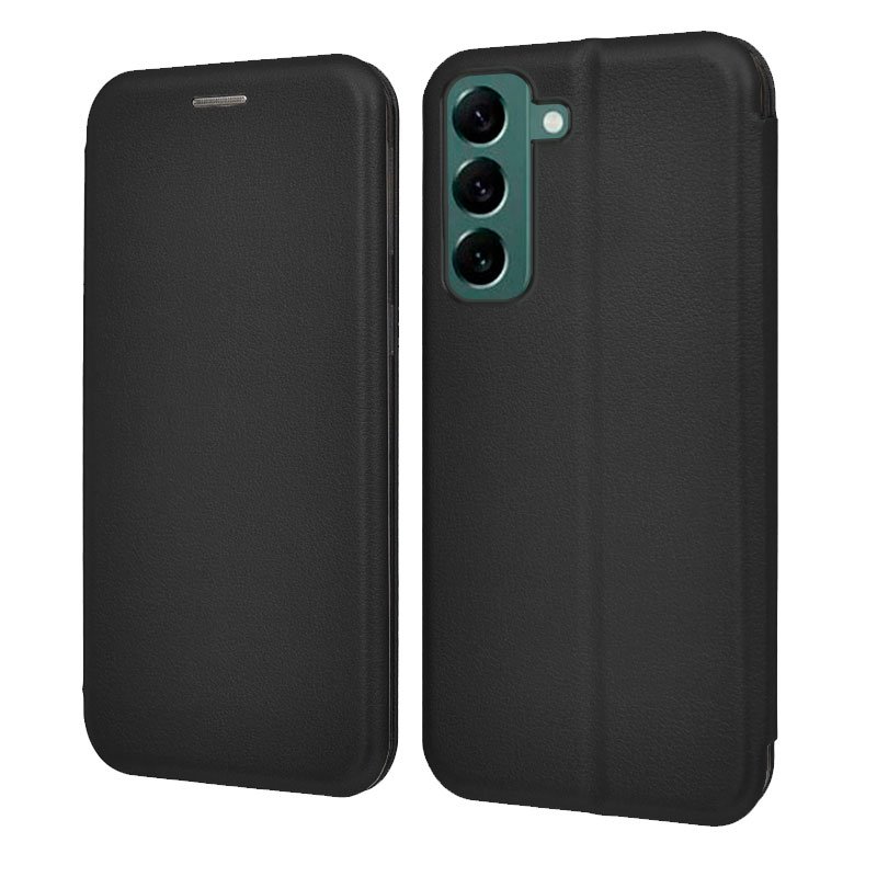 Funda COOL Flip Cover para Samsung S906 Galaxy S22 Plus Elegance Negro - Imagen 3
