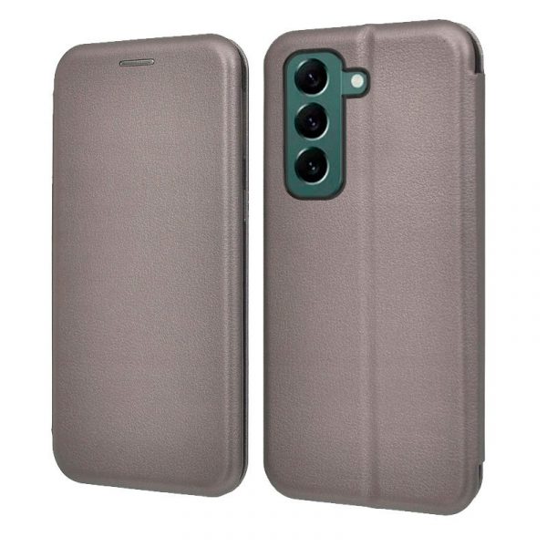 Funda COOL Flip Cover para Samsung S906 Galaxy S22 Plus Elegance Plata - Imagen 2