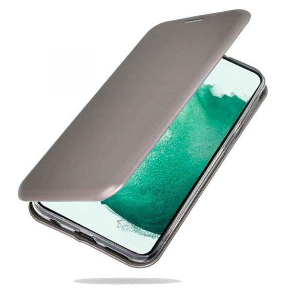 Funda COOL Flip Cover para Samsung S906 Galaxy S22 Plus Elegance Plata - Imagen 3
