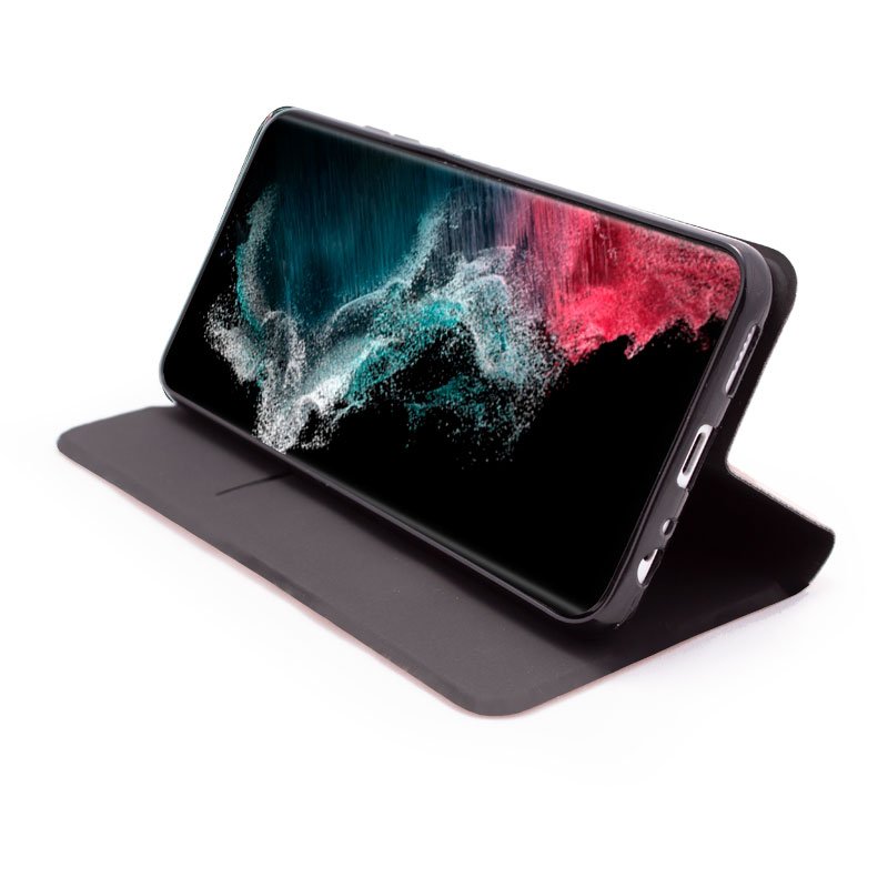 Funda COOL Flip Cover para Samsung S908 Galaxy S22 Ultra Elegance Negro - Imagen 3