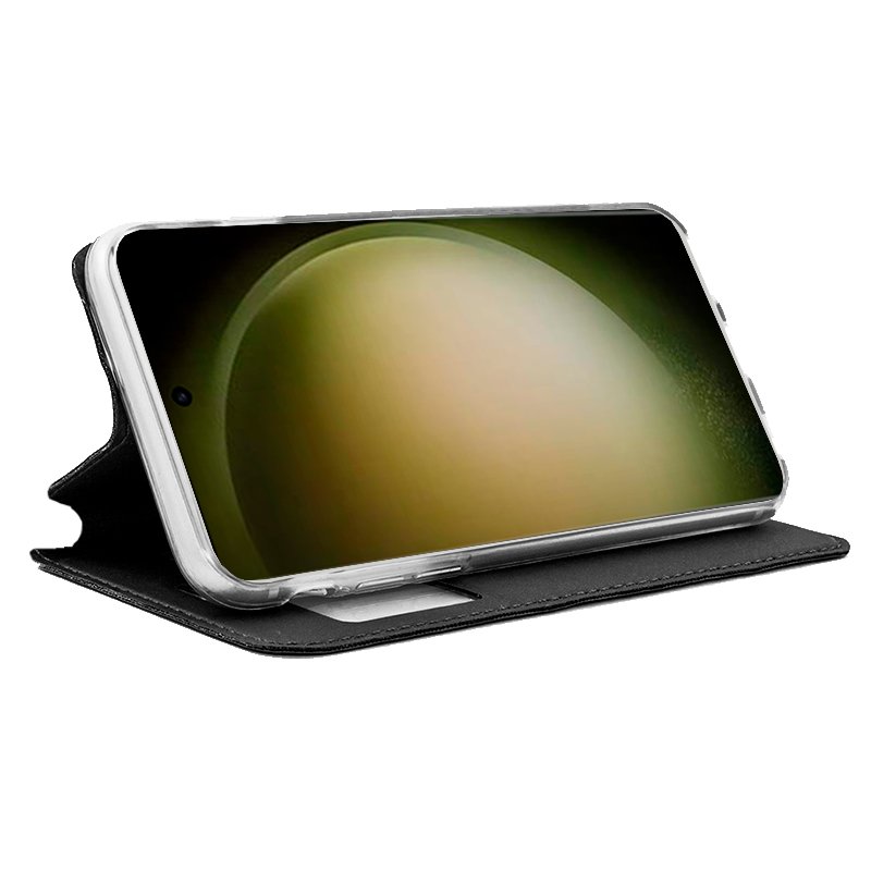 Funda COOL Flip Cover para Samsung S918 Galaxy S23 Ultra Liso Negro - Imagen 2