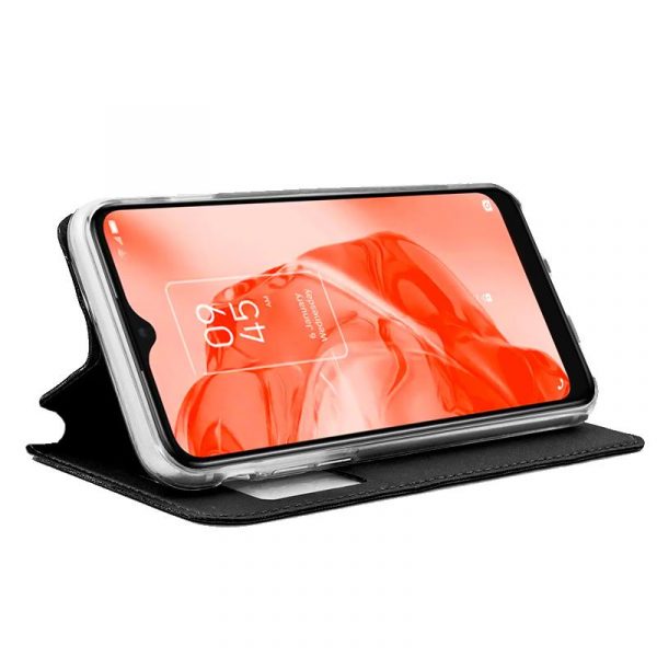 Funda COOL Flip Cover para TCL 205 Liso Negro - Imagen 2