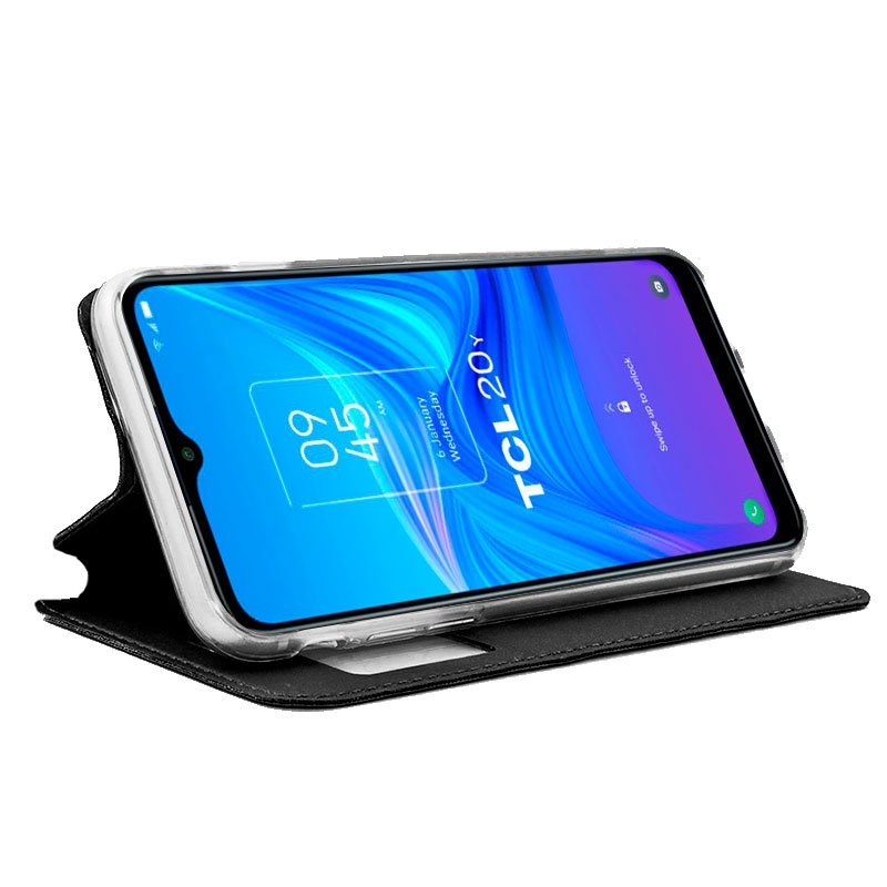 Funda COOL Flip Cover para TCL 20Y Negro - Imagen 2