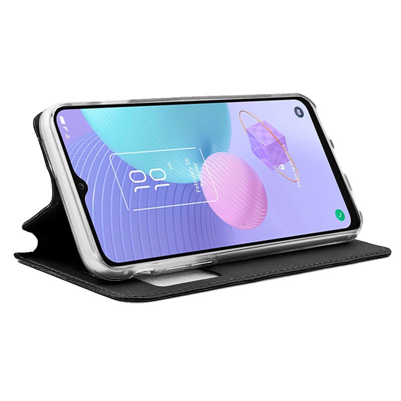 Funda COOL Flip Cover para TCL 405 / 408 Liso Negro - Imagen 2