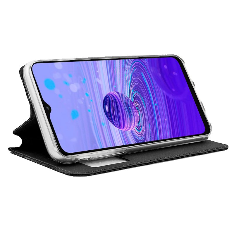 Funda COOL Flip Cover para TCL 40R 5G Liso Negro - Imagen 2