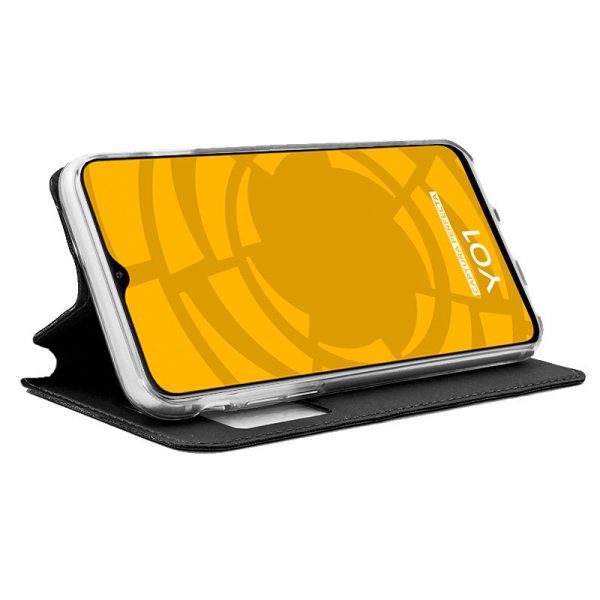 Funda COOL Flip Cover para Vivo Y01 Liso Negro - Imagen 2
